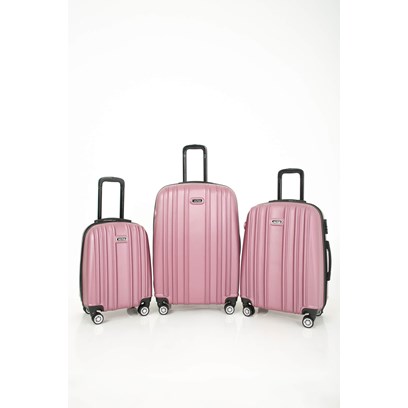 las vegas polo club 10503 3'lü set abs valiz, valiz,makyaj çantası,seyahat çantası,çekçekli seyahat çantaları,spor çantası,sırt çantası,okul çantası